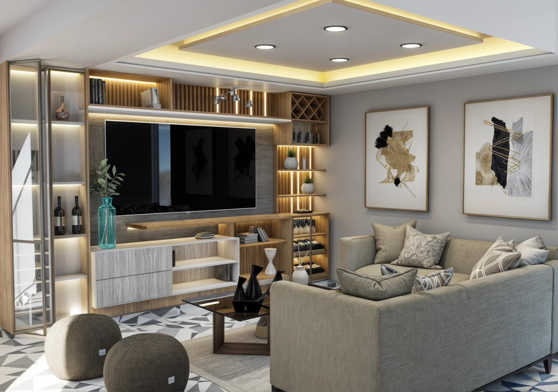 Interior con piezas de diseño — Tienda IBZ